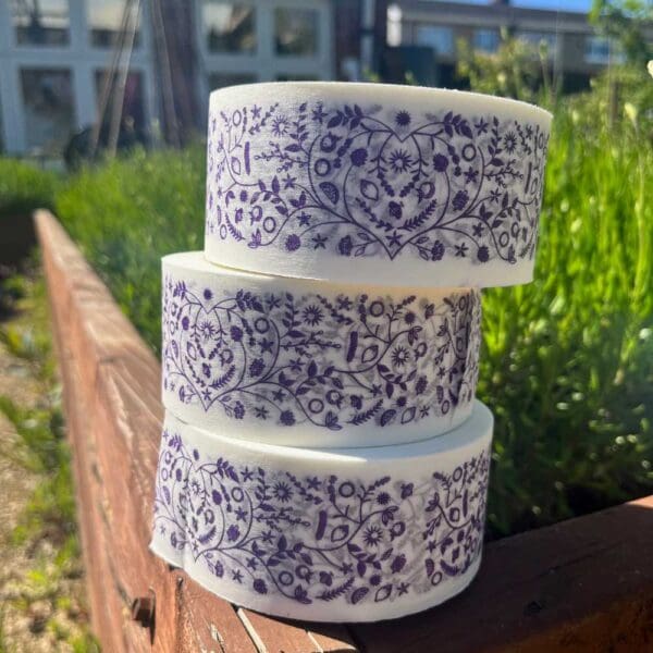 Lavender design eco-friendly paper tape - NEW design! - Image 3