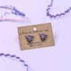 Lavender earrings - laser-cut on Gower - Image 2