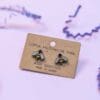Lavender earrings - laser-cut on Gower - Image 4