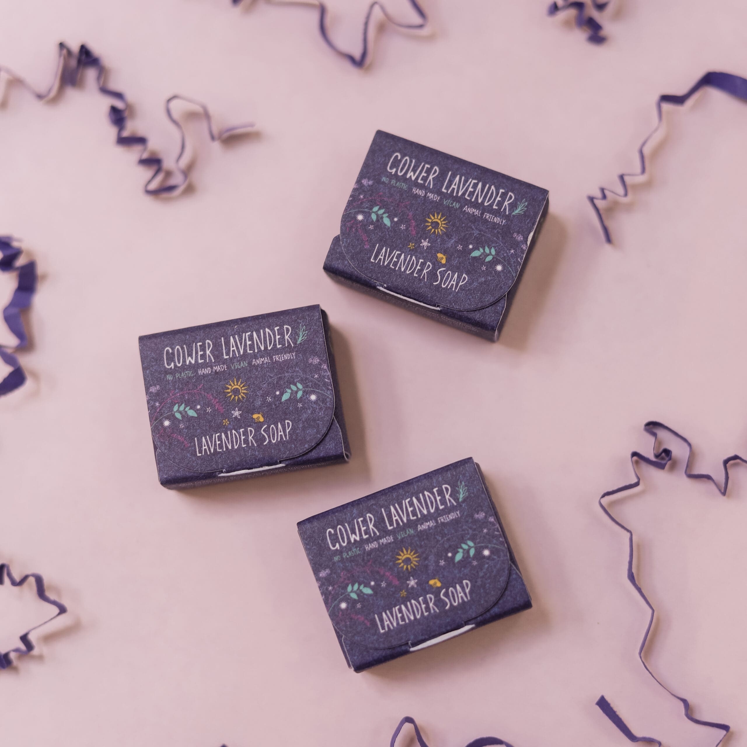 Mini lavender soaps for guests - Image 2