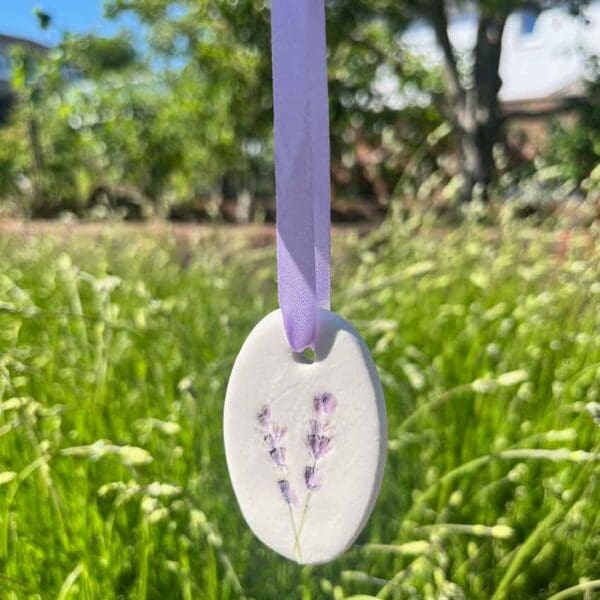Porcelain lavender essential oil diffuser - Image 6