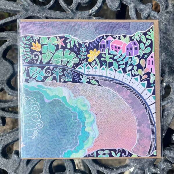 Greeting card - Langland Beach by Hannah Davies - Image 4