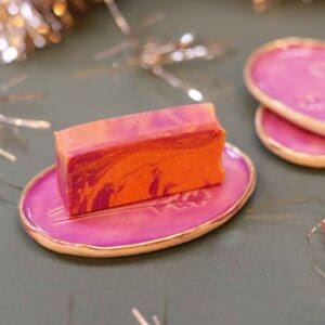 Christmas Soap & Ceramic Dish Gift Set