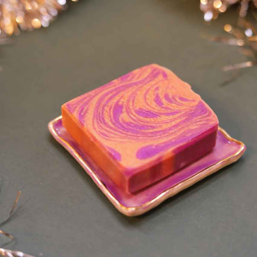 Christmas Soap & Ceramic Dish Gift Set - Image 3
