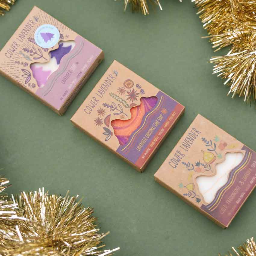 Three Christmas soaps deal - Lavender soap trio - Image 4