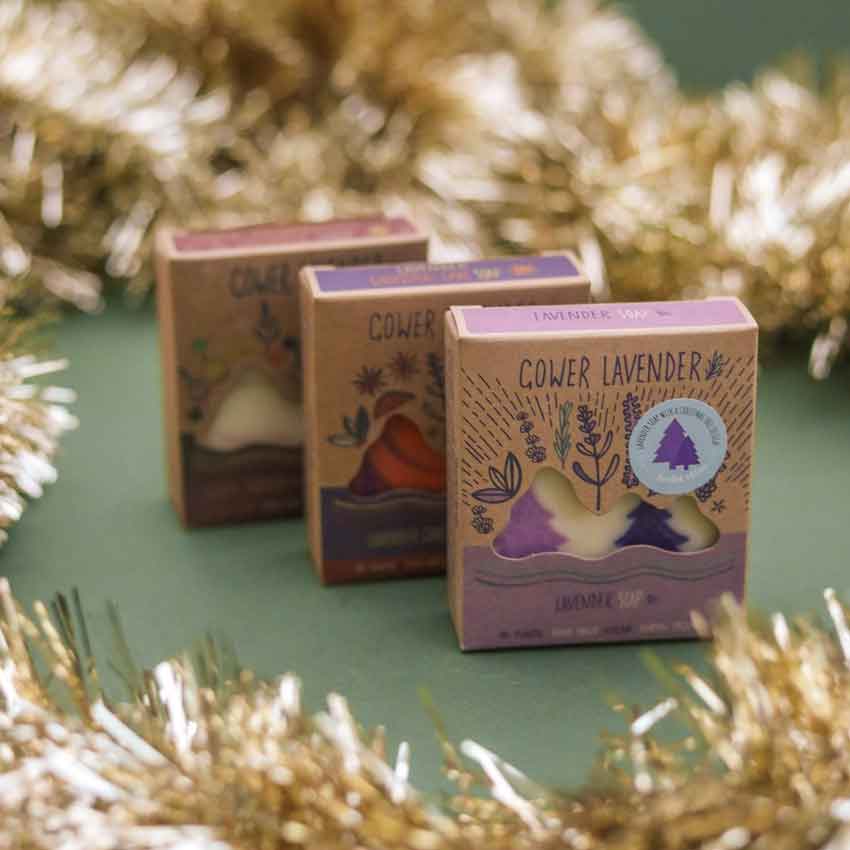 Three Christmas soaps deal - Lavender soap trio - Image 3