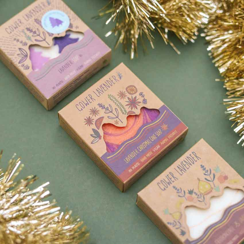 Three Christmas soaps deal - Lavender soap trio - Image 5