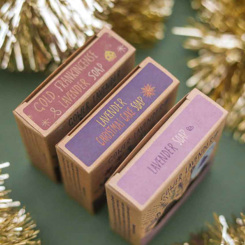 Three Christmas soaps deal - Lavender soap trio - Image 6